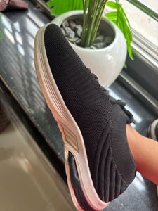 Black Knit Sneakers