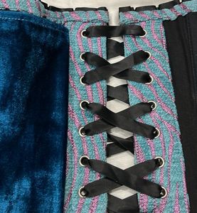 Royal Blue Vintage Corset