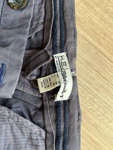 He by Mango Men's Dark Grey Chinos