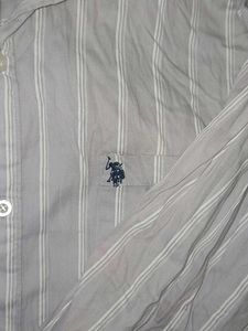 Men's Striped Button-Down Shirt