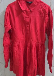 Red Shirt Dress | Like New