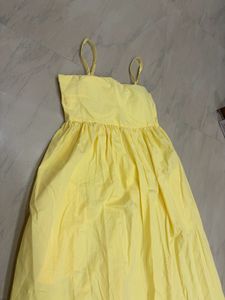 Bright Yellow Long Sundress