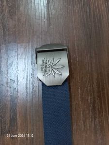 Men's Blue Canvas Belt