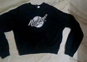 h&amp;m Black New York Graphic Sweatshirt