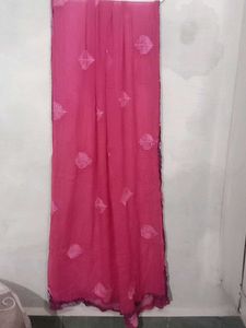 Stylish Pink Chiffon dupatta