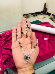 92.5 Original Silver Mangalsutra (wt:-14.700g)