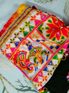 Vibrant Embroidered Lehenga Skirt