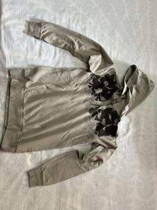 Comfortable Khaki Hoodie
