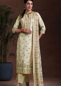 Libas Floral Print Kurta Set with Dupatta