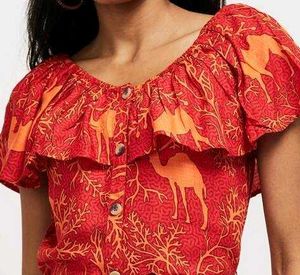 Red Bohemian Maxi Dress