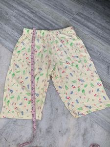Cute Pajama Shorts with Floral Print