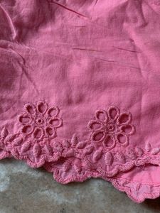 Cute Gap  Pink Embroidered Shorts