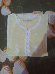YELLOW KURTI(TRENDS)