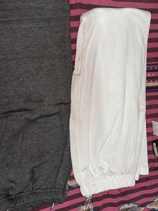 Comfortable White and grey lagging’s