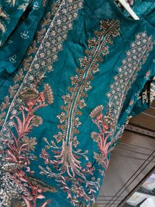 Elegant Teal Embroidered Kurta