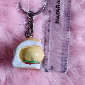 Burger Keychain