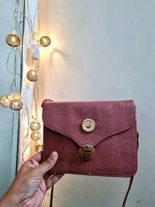 Peach Color Sling Bag. It's My Favorite