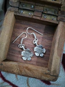 COMBO OF GERMAN SILVER CUTE EARRINGS