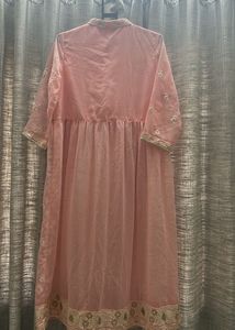 Melange Elegant Embroidered Pink Kurta