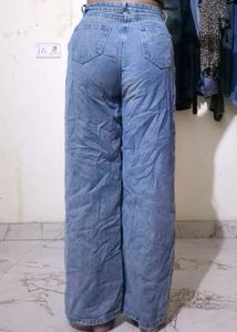 Light Wash Wide Leg Jeans
