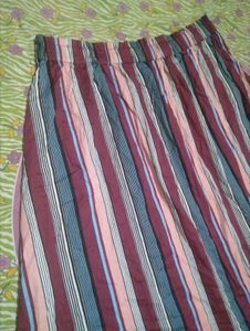 Striped Midi Skirt