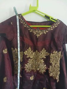 Elegant Maroon Lehenga Choli