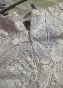 Elegant White Lace Top