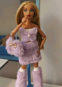 iconic Butterfly dress for Barbie doll