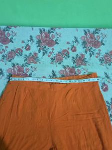 Bright Orange Ethnic Pants