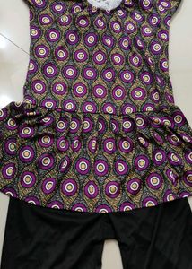 Printed Kurta with Palazzo Set