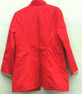 Red Quilted Outerwear  jacket 🧥✨