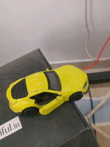 Yellow Toy Sports Car