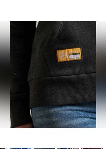 SUPERDRYT&amp;F Typographic Print Hoodie