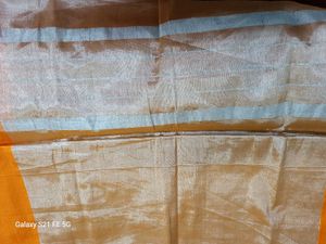 Orange Colour Tissue Saree