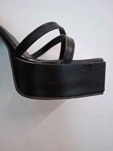Chunky Platform Strappy Heels