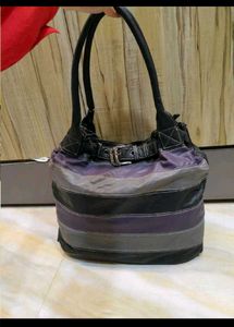 Striped Shoulder Bag
