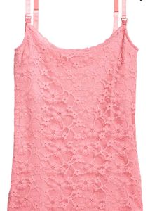 Pink Lace Maternity Cami