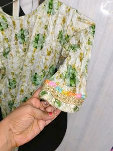 Embellished Floral Kurta