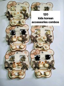 Kids Korean Hair Accessories Combo