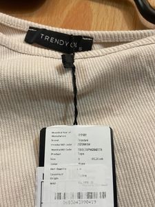 PriceSlashed*Trendyol Women Beige Off Shoulder Top