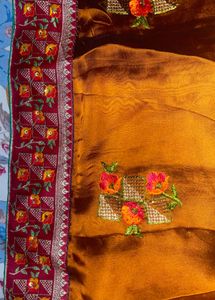 Silk Embroidered Saree