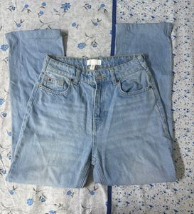 Light Wash Wide Leg Jeans