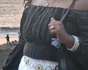Chic Off-Shoulder Striped Top