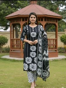 Floral Printed Kurta Set