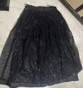 Stunning Black Sequin Lehenga Choli
