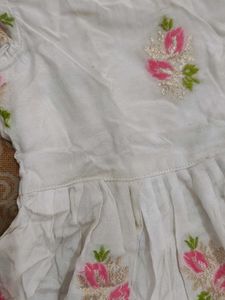 frog with pant white and multi colour