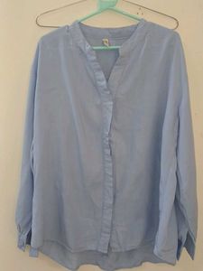 Light Blue Long-Sleeve shirt