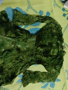 Green Tie-Dye Top
