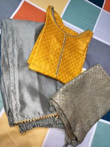 Trendy kurta set for fastive and haldi function
