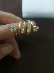 Stunning Gold-Tone Statement Ring
